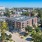 aerial view of a building in a city